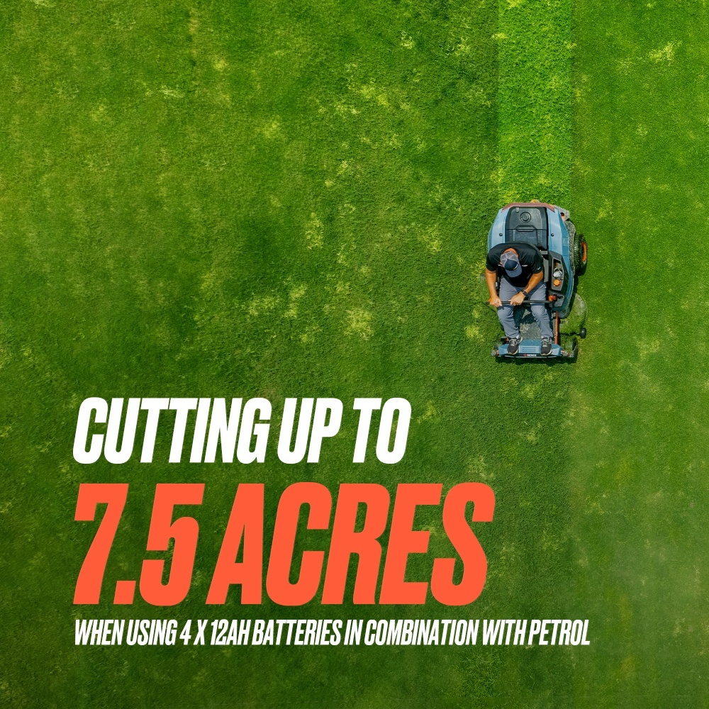 SENIX X6 60V 107cm (42") Zero Turn HYBRID Ride On Mower - Image 5