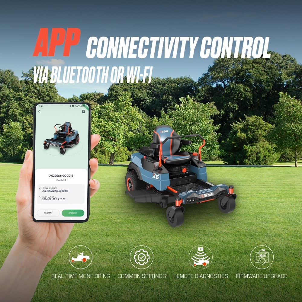 SENIX X6 60V 107cm (42") Zero Turn HYBRID Ride On Mower - Image 8
