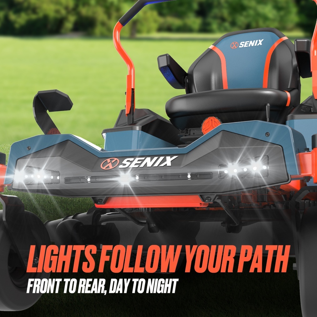 SENIX X6 60V 107cm (42") Zero Turn HYBRID Ride On Mower - Image 9