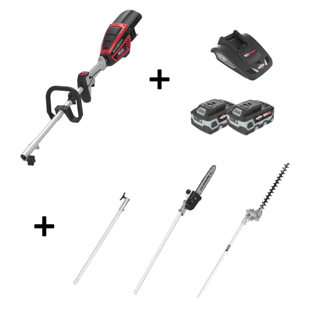 Victa Corvette 18V Twin Powerhead Bundle Kit